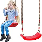 🪁3.[Altura ajustable] El columpios infantiles está equipado con una cuerda ajustable resistente y duradera. El columpio es muy estable y se puede ajustar entre 1.5 my 2 m, y nuestro columpio es fácil de usar y fácil de desmontar.