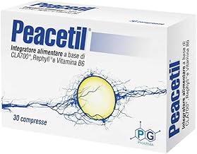 100% Natural Supplement for Inflamed Nerves, Neuropathies & Fibromyalgia | With L-Acetylcarnitine, Curcumin, Beta-Caryophyllene & Vitamin B6 | 30 Tablets | PG Pharma
