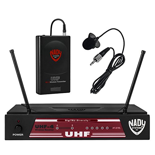 Nady UHF-4 Wireless Lapel/Lavalier Microphone System with True Diversity