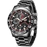 ★Bequemes Armband★ Dickes und bequemes schwarzes keramik-edelstahlband, kratzfeste harte kristalloberfläche, langlebig und makellos.Das vergoldete IP-gehäuse verblasst nie (das DIY werkzeug wird gesendet und die armbandlänge kann angepasst werden).