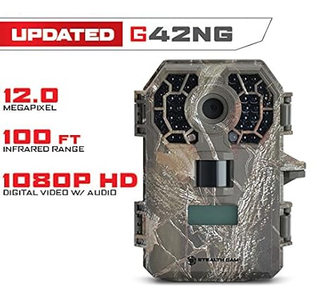 Stealth Cam G42NG No Glo Trail and Wildlife Camera. Day or night proven reliability. Designed and Engineered in the USA