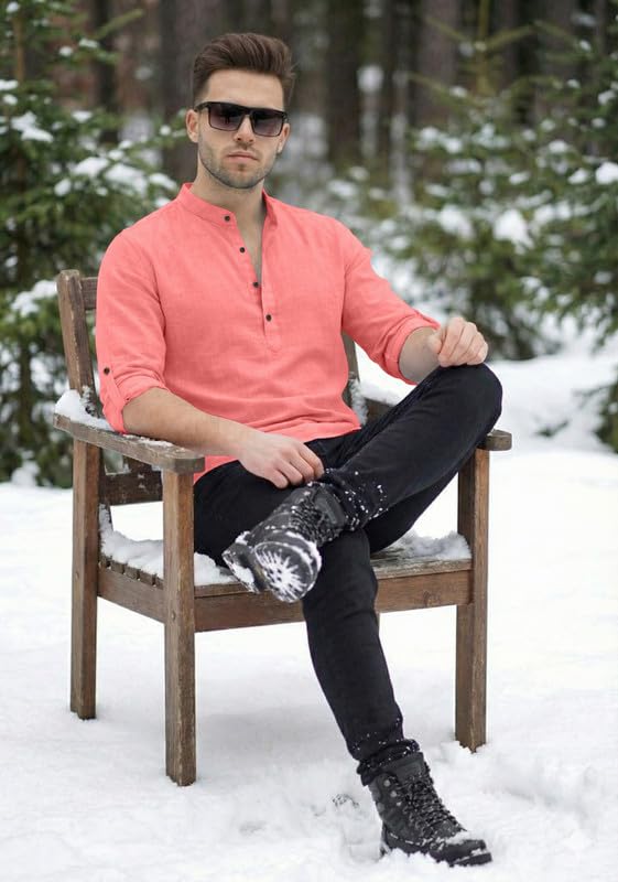 Image of Men Short Kurta