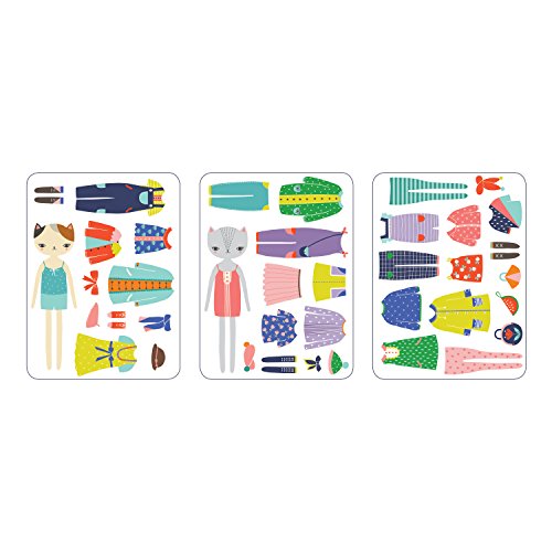 Mudpuppy Cat Fashion Magnetic Figures, 6 X 8 X 1",For 72 Months To 120 Months #TOP1