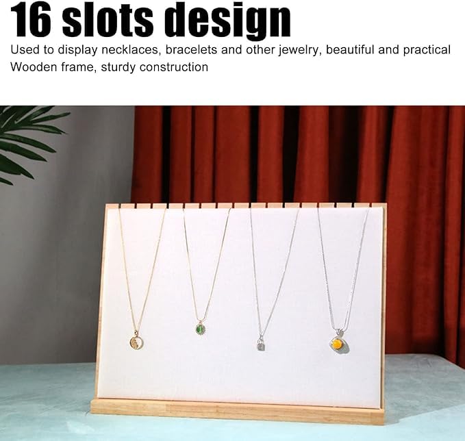 Image of Premium Wooden Jewelary Necklace /Chain Stand For Exhibition