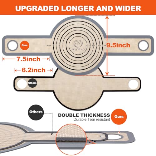 Silicone bread sling single grey tapete grande de silicona para pan 3