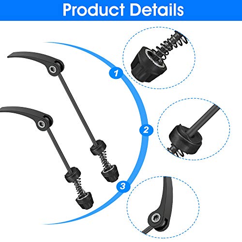KLYNGTSK 1 Paia Sgancio Rapido Bici in Ferro