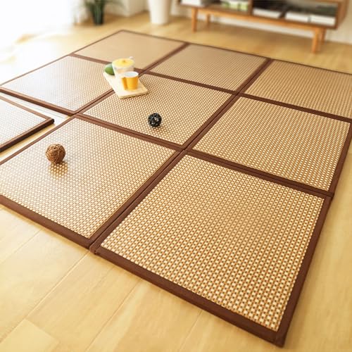 Colchón futón, tapete tradicional japonés, cama de ratán portátil para el hogar, ligero, ideal para acampar y uso de invitados