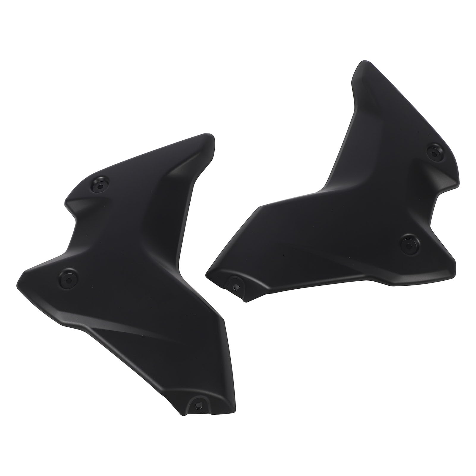 Tbest Vorderer Kühlerschutz Seitenverkleidungsabdeckung, Vorderer Kühlerschutz Seitenverkleidung Motorradschutz R1250GS LC R1250 GS R 1250GS 2018-2023 Hochwertiges ABS-Material (Black)