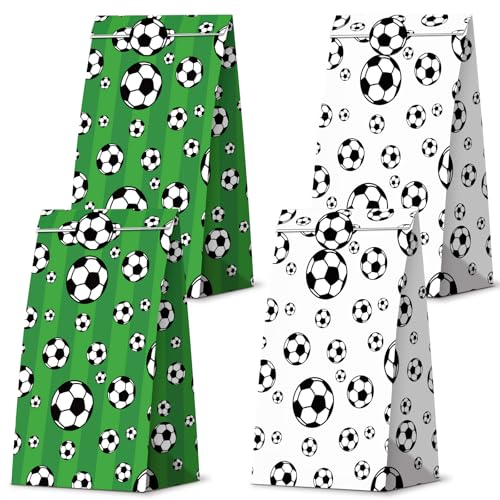 Sacs cadeaux football Infankey avec autocollants pour anniversaire enfant