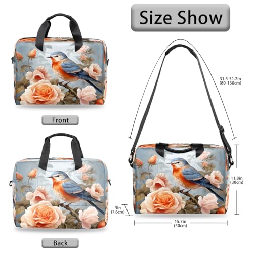 Maletín para portátil de 15.6 pulgadas con diseño floral miniatura 6