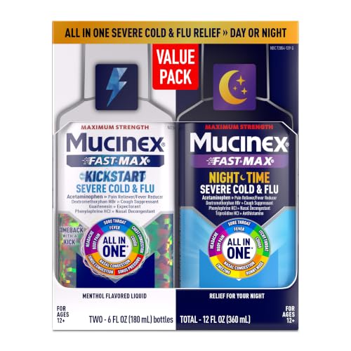 Mucinex Fast-Max Kickstart Severe Cold and...