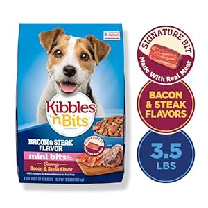 Kibbles-n-Bits-Mini-Bits-Small-Breed-Savory-Bacon-Steak-Flavor-Dry-Dog-Food-35-lb-Bag - Cucciolini Doodles   Kibbles-n-Bits-Mini-Bits-Small-Breed-Savory-Bacon-Steak-Flavor-Dry-Dog-Food-35-lb-Bag