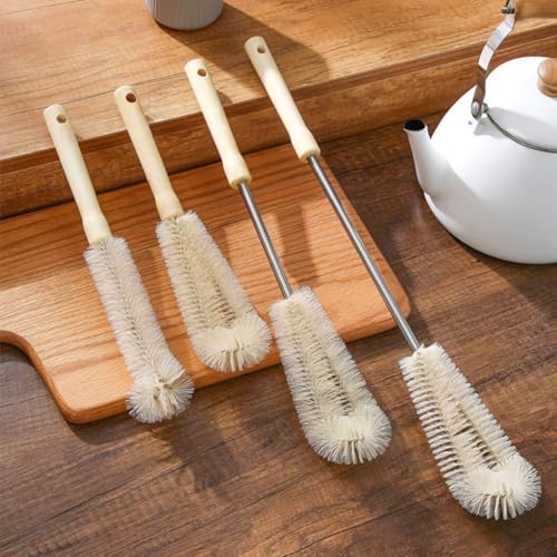 Flaschen- und Tassenreiniger mit langem Griff, unverzichtbares Werkzeug für Küchenpflege und effiziente Reinigung (mittellanger Abschnitt 40 cm)