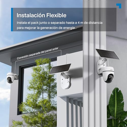 Tapo C610 Kit - Cámara Vigilancia WiFi Exterior 360º, Panel Solar, 2K 3MP - Image 4