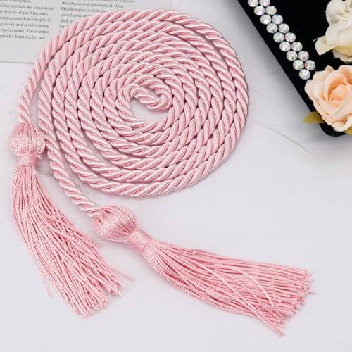 Image of GraduationMall Graduation Honor Cord Polyester 68 inch Pink