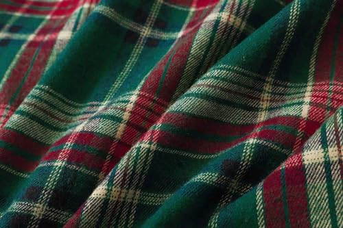 Image of Betusline Boy and Men Button Down Plaid Shirt