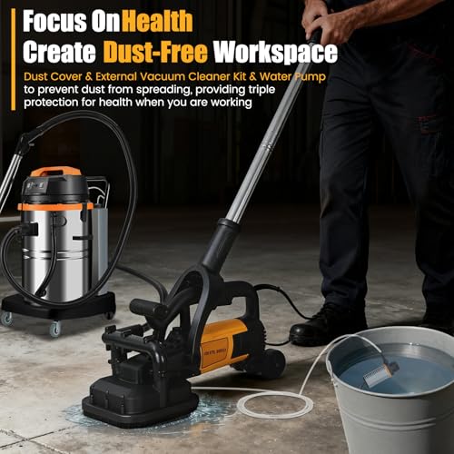4-Head 3800W Concrete Grinder