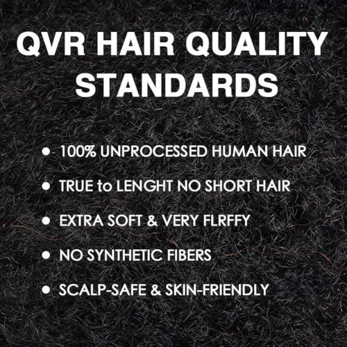 Cheveux humains afro kinkys durables pour extensions de dreadlocks