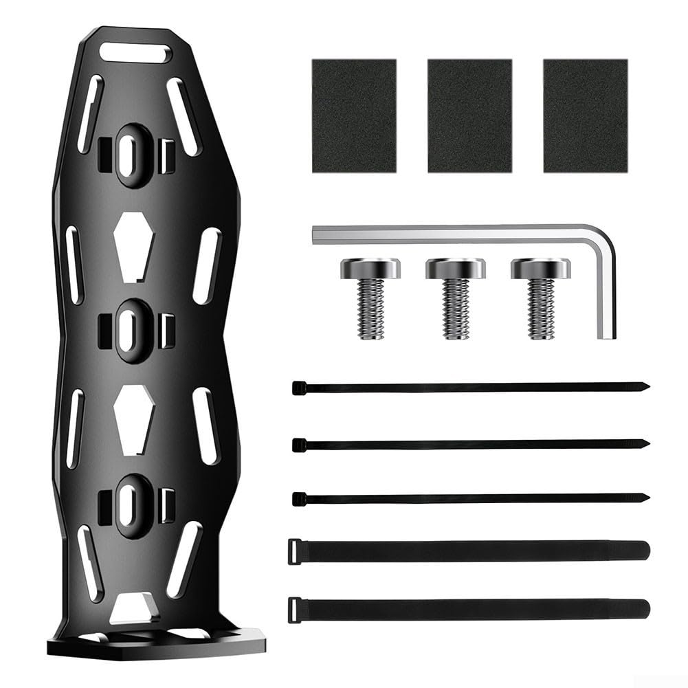 Bike Front Fork Cage, Plastic Bicycle Cargo Holder for Water Bottle or Bag, Mount for Mountain and Road Bikes, Secure Storage Rack for Cycling Commute and Adventure, Black(Road Bike)