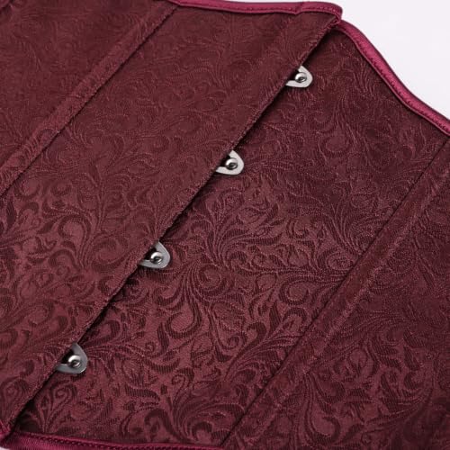 Image of Scarlet Darkness Corset Belt for Women Fishbone Wide Corset Pirate Belt