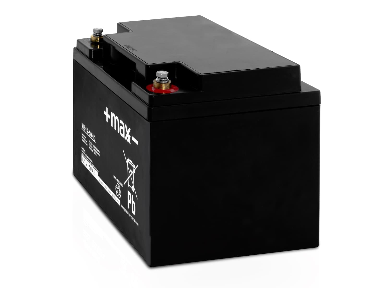 Akku kompatibel PORTALAC TEV12500 12V 50Ah AGM Blei Accu Batterie wartungsfrei
