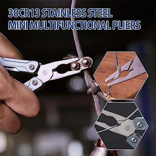 Nextool Keychain Multitool, Mini Multi Pliers With Pocket Knife, Screwdriver And Bottle&Can Opener, Pocket Tool, Father's Day Gifts From Daughter（Mini Sailor) #TOP3