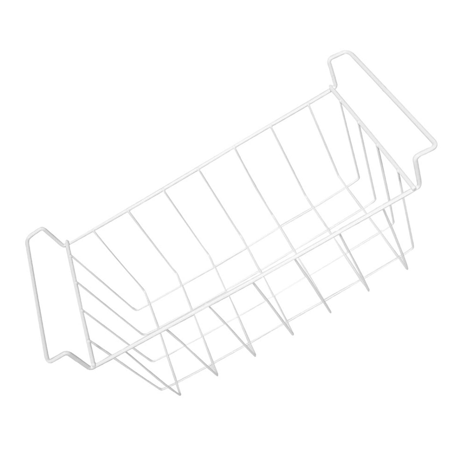 Cesta Metálica para Congelador con Diseño Resistente Cesta Colgante para Almacenamiento de Alimentos Organizador Versátil para Refrigerador y Congelador para Limpieza Fácil para