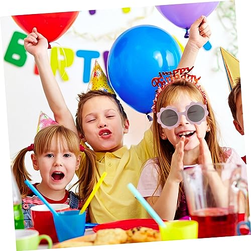 Abaodam Óculos De Festa De Aniversário Infantil 16 Peças Flor De Girassol Flor Praia Decoração Infan