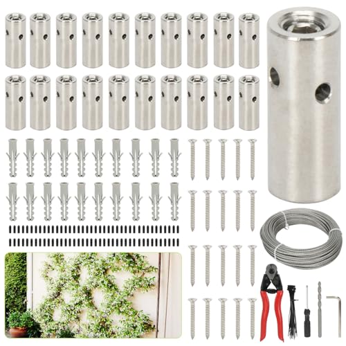 Wire Trellis Garden Kit with Stainless Steel Cables