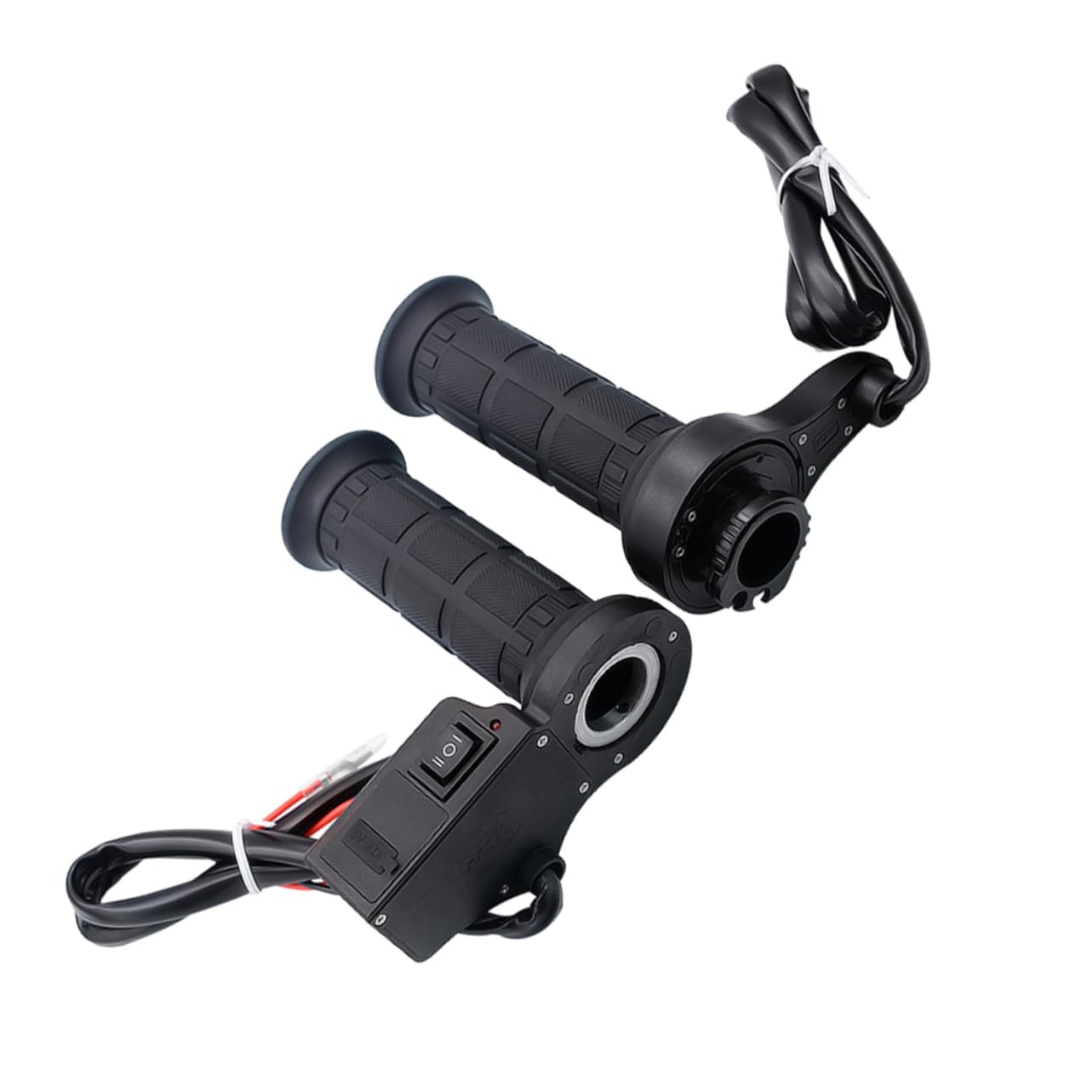 TOPBATHY 2.1a Cargador Usb Motocicleta Puños Calefactables Voltímetro Mango Tpu Resistencia Al Desgaste