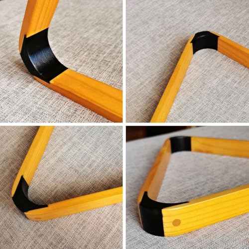 Support de boules de billard en bois de pin robuste triangle 8-ball de table - 8