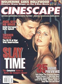 Paperback Cinescape Magazine January/February 1999 (Buffy/Angel on Cover) Book