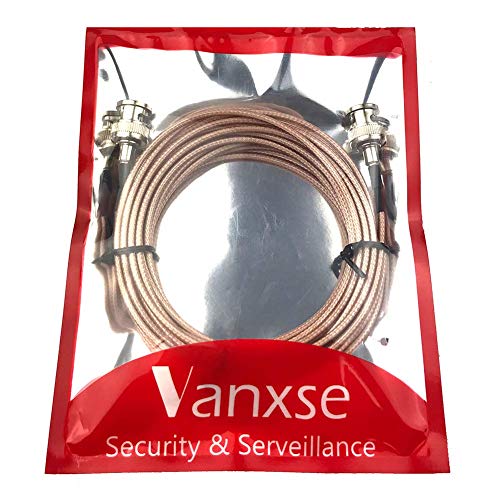 Vanxse Rg316 Coaxial Coax Bnc Male To Bnc Male Video Cable For Ahd Sdi Cvi Cvbs Security Cctv Camera Dvr Surveillance System Bmcc Video Output (10Meters 33Feets) #TOP5