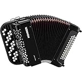  Hohner Nova I 49F B-Griff acordeón (negro)