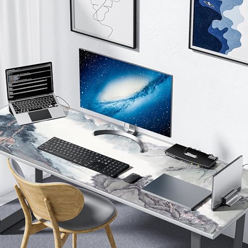 Tapis de souris extra large motif paysage pour clavier d'ordinateur - 4