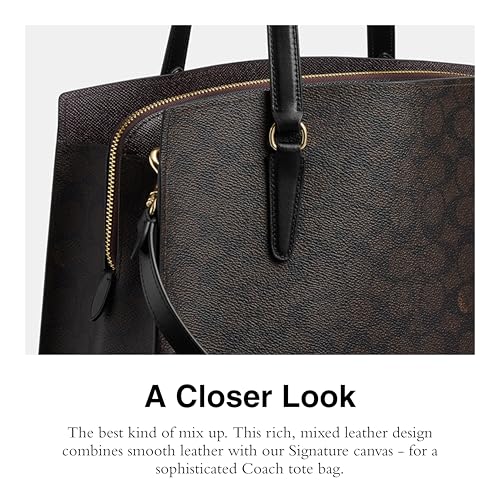 Coach Tatum Carryall, IM/Walnut/Black4