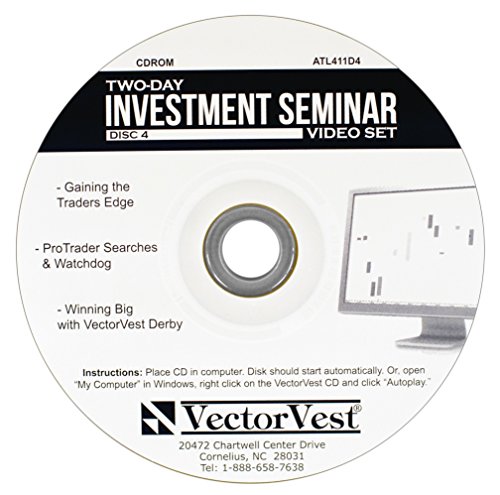 Vectorvest Investment Videos, Learn To Buy Low & Sell High, Value Stocks, Time The Market, Best Strategies, Use Stops To Maximize Profits, Manage Your Portfolio Profitably, 5 Disc Set #TOP5