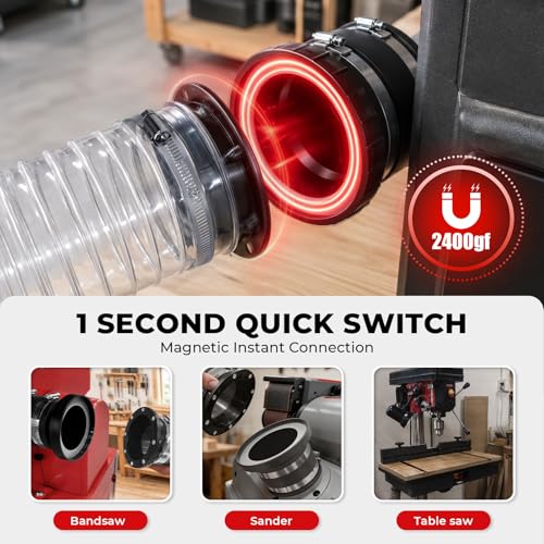 Opheart 4 Inch Magnetic Dust Collection Kit