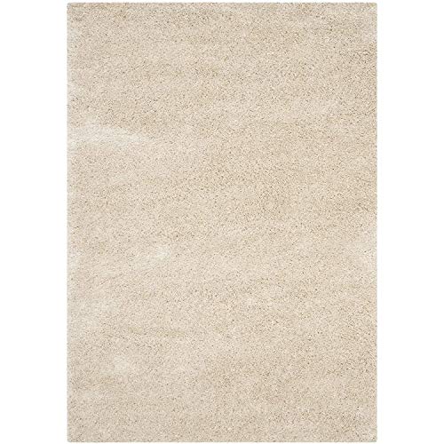 Image of Shaggy Super Soft Carpet for Home & Living Room Size - 8 X 11 Ft (Ivory)