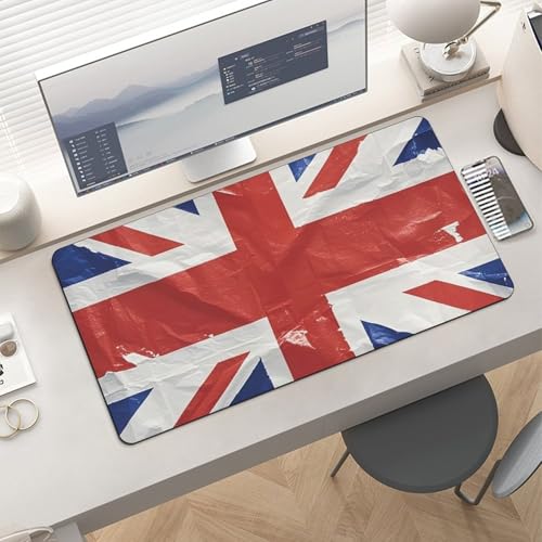 Tapete Escritorio Bandera Británica Grande Impermeable Antideslizante miniatura 6