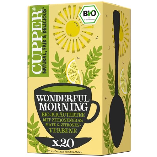 Cupper Bio Kräutertee Wonderful Morning, 20 Beutel, 35 g
