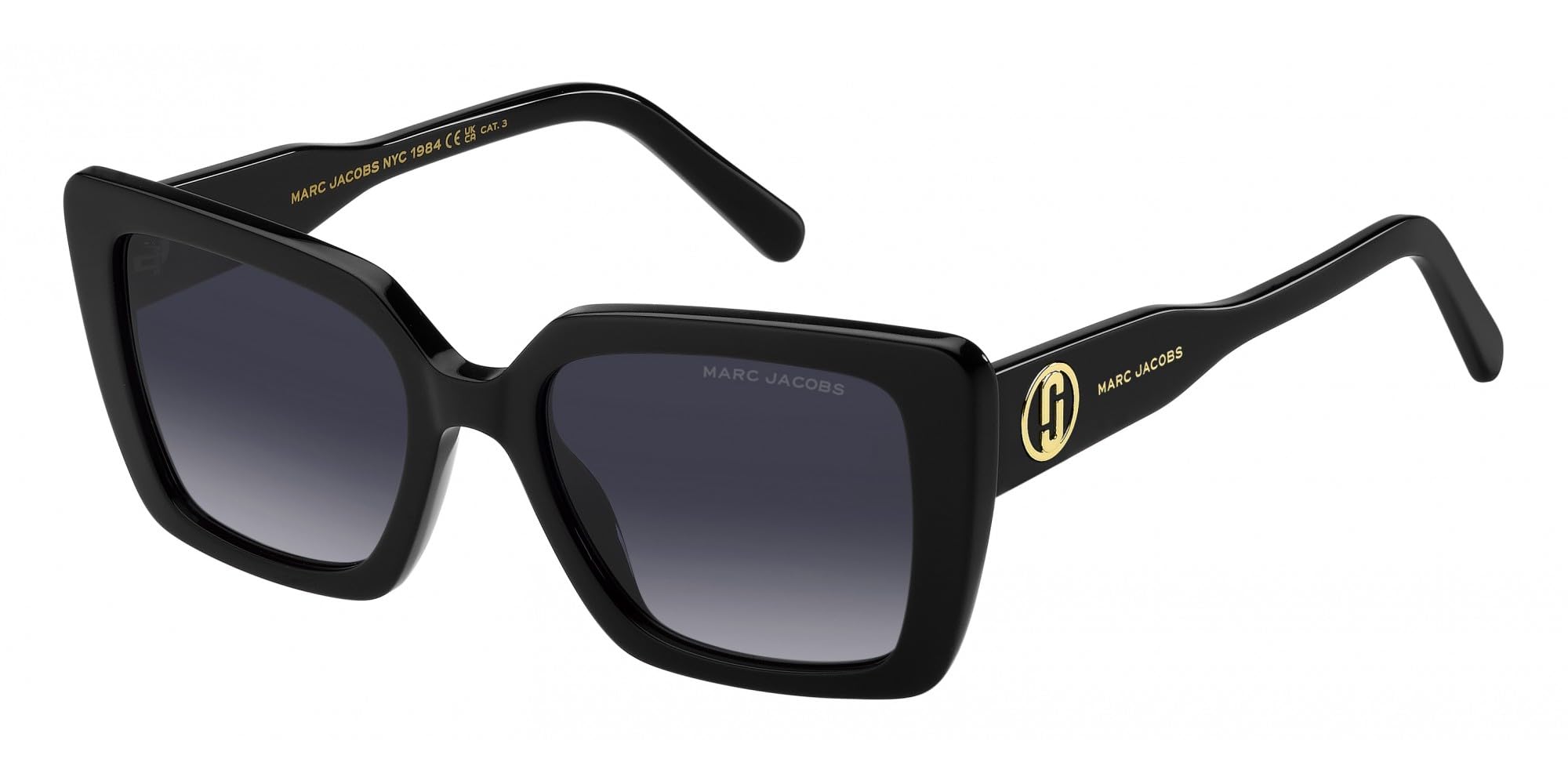 Marc Jacobs MARC 733/S Black/Grey Shaded 52/19/140 women Sunglasses