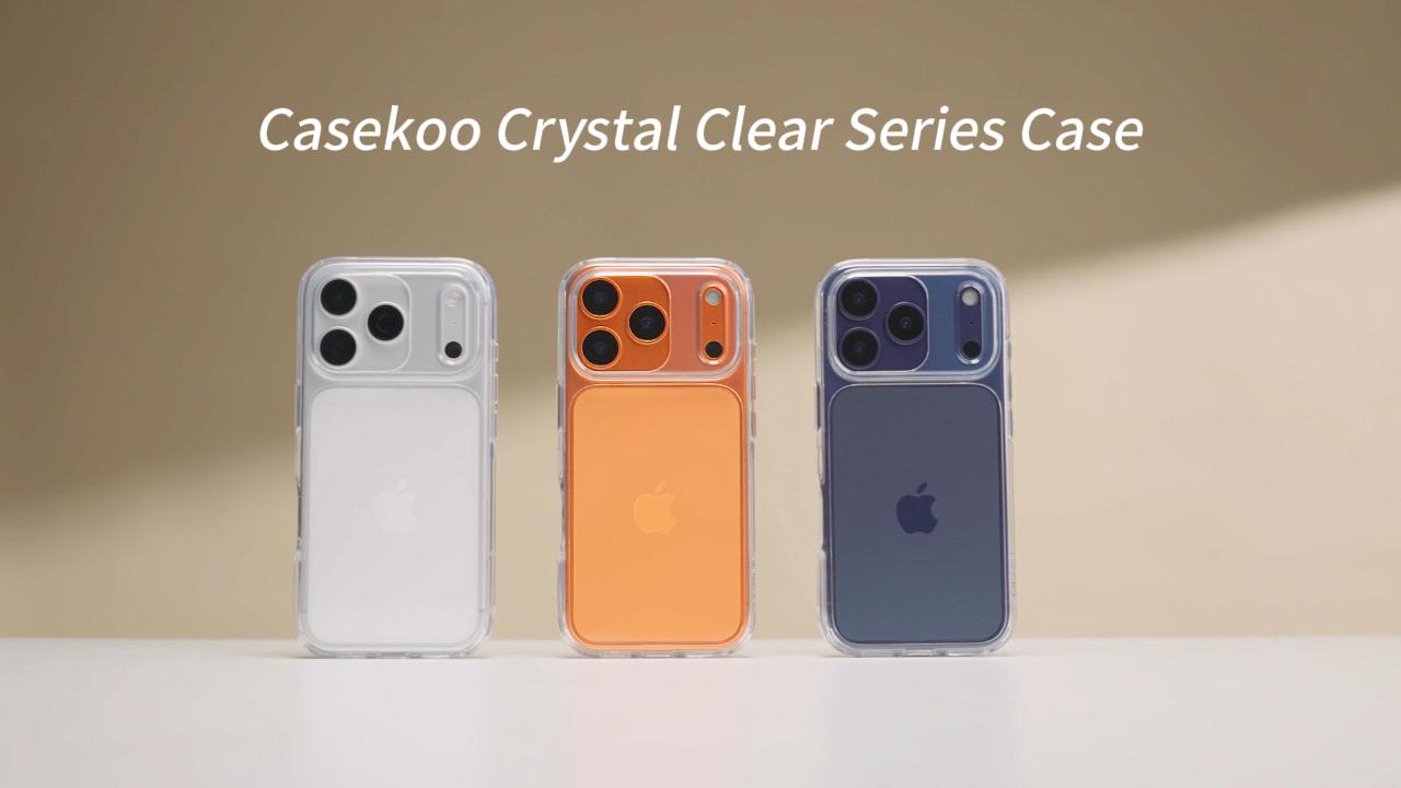 Amazon.com: CASEKOO for iPhone 17 Pro Case Smooth Crystal Clear