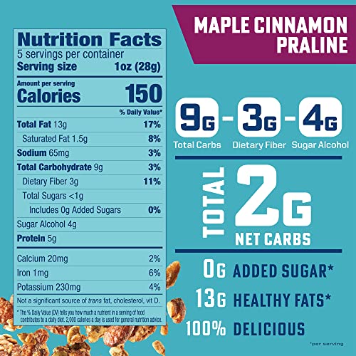 B. Fine Foods - Keto Sweet Glazed Nut Mix | High Protein Snack, 2G Net Carbs, Gluten-Free - Contains Walnuts, Almonds, Pecans, Cashews, Sunflower & Pumpkin Seeds (Variety Pack) #TOP5