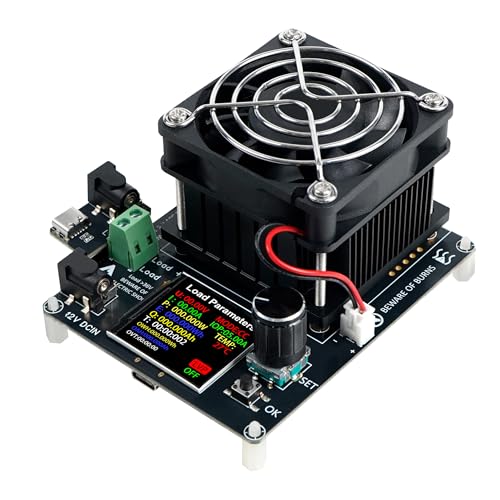 Treedix Mini Electronic Load Tester, 120W Battery Load Tester, Lithium