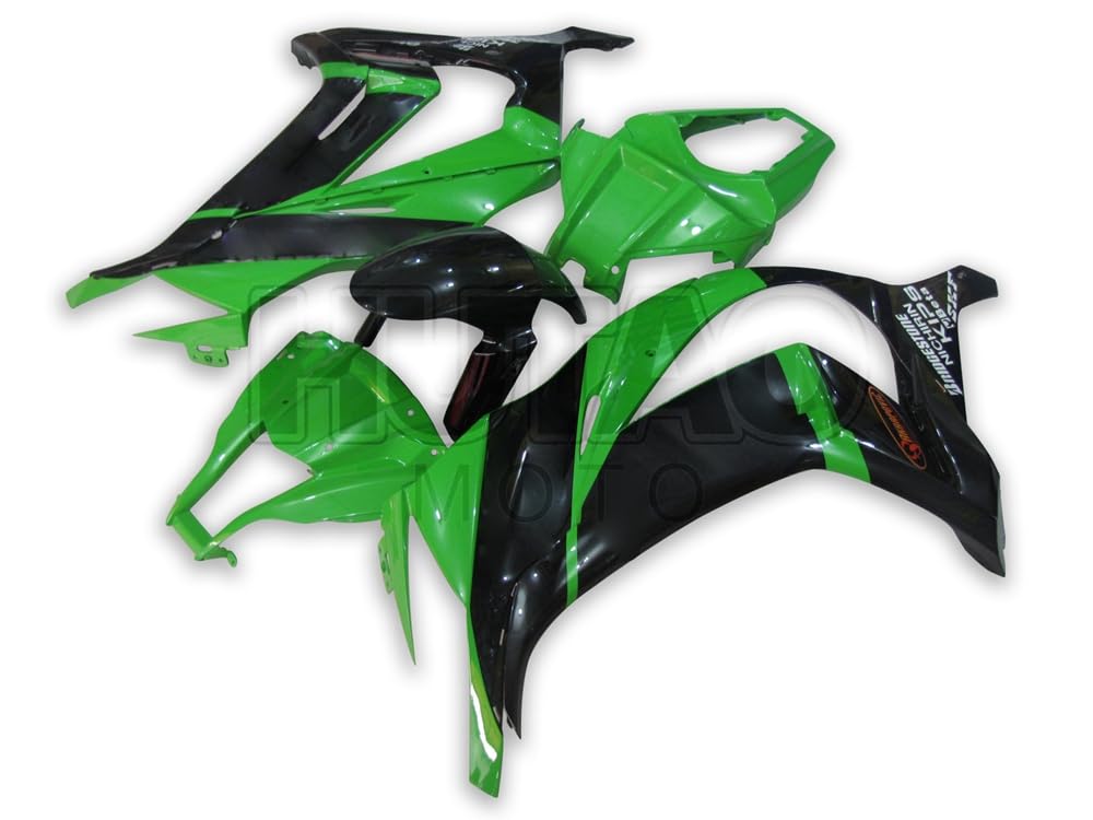 グリーン レッドーフェアリング、ZX-10R ZX10R 2011 2012 2013 2014