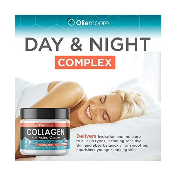 Collagen-Face-Cream-for-Women-Anti-Wrinkle-Cream-for-Face-with-Hyaluronic-Acid-Vitamin-C-Day-Night-Cream-for-Women-Anti-Aging-Face-Moisturizer Collagen Face Cream for Women - Anti Wrinkle Cream for Face with Hyaluronic Acid & Vitamin C - Day & Night Cream for Women Anti Aging Face Moisturizer