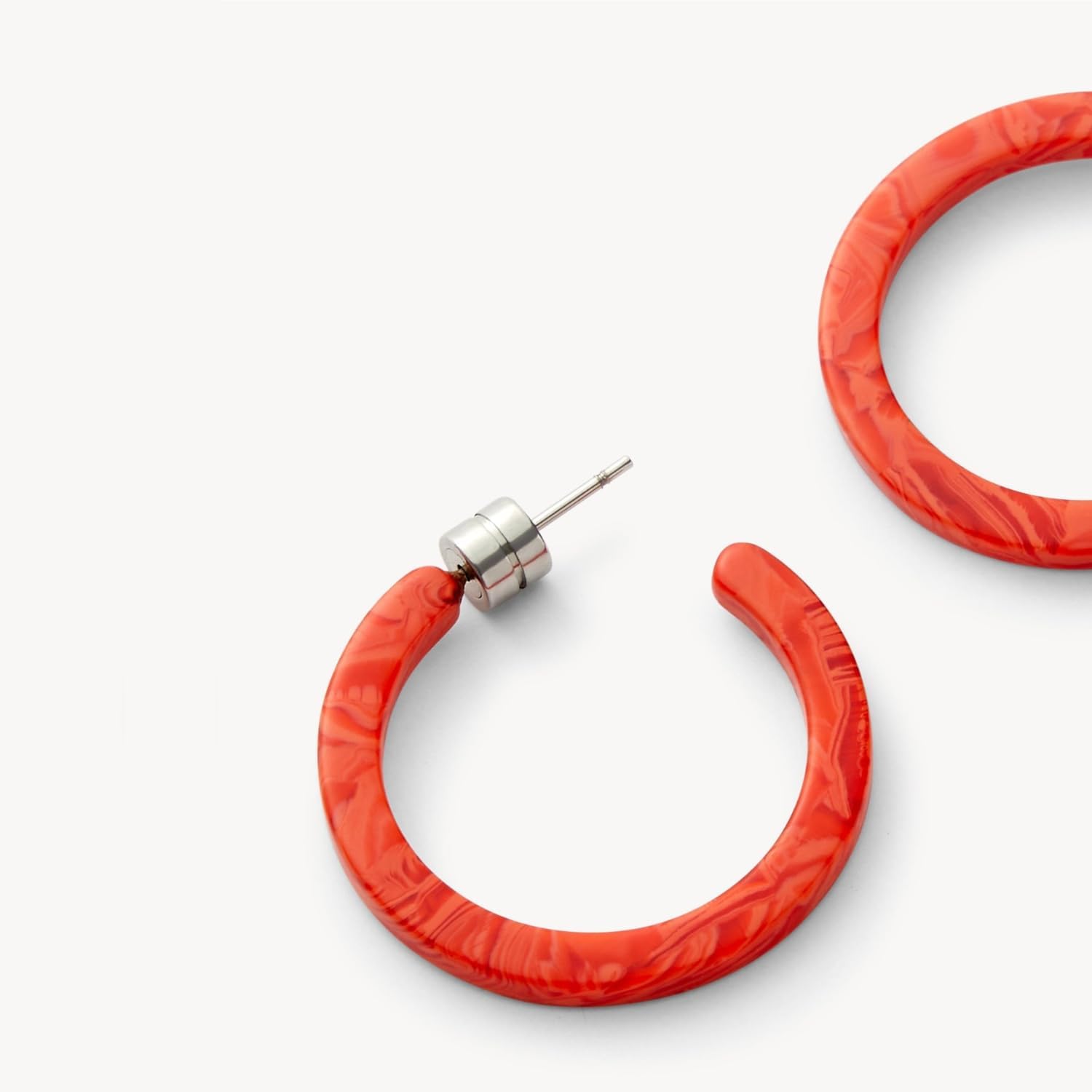 MACHETE Circle Hoop Earrings Acetate Resin Fashion Jewelry for Women