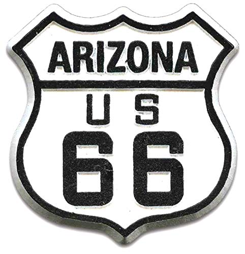 Imán decorativo rectangular Route 66 Arizona
