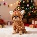TECHEEL Weihnachten Haustier Kleidung Weihnachtskostüm Katzen Hunde Kostüm Weihnachts hundekostüm Weihnacht Weihnachtskostüm Katzen für Klein Hund Katze (Elch L)